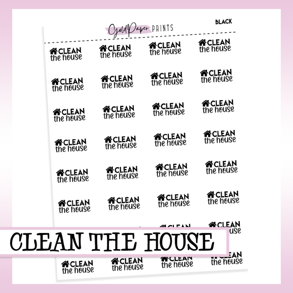 Clean The House Sheet