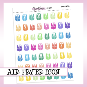 Air Fryer Icon Sheet