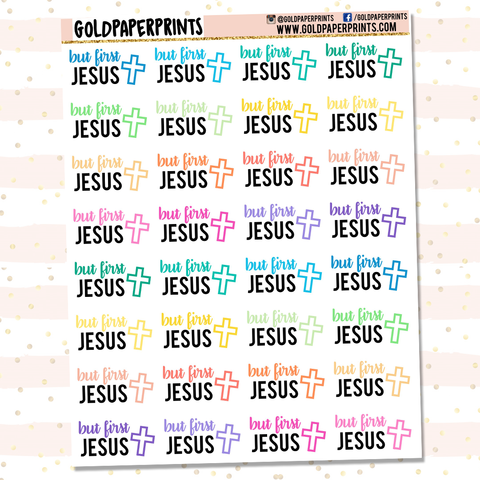 But First Jesus Sheet