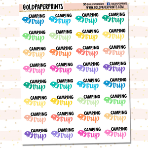 Camping Trip Sheet
