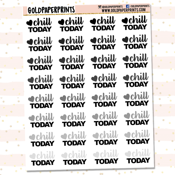 Chill Today Sheet