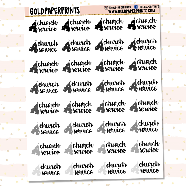 Church Service Sheet