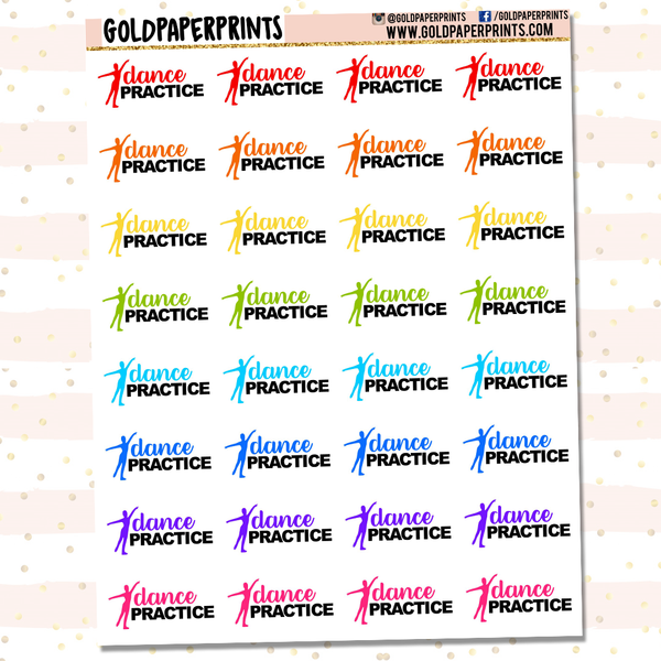 Dance Practice Sheet