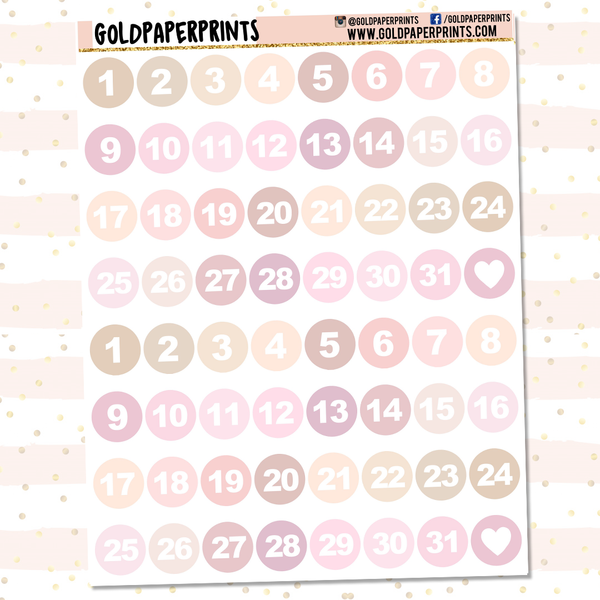 Date Dots Sheet