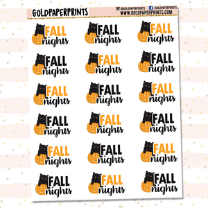 Fall Nights Icon Sheet