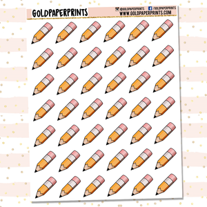 Mini Pencils Sheet