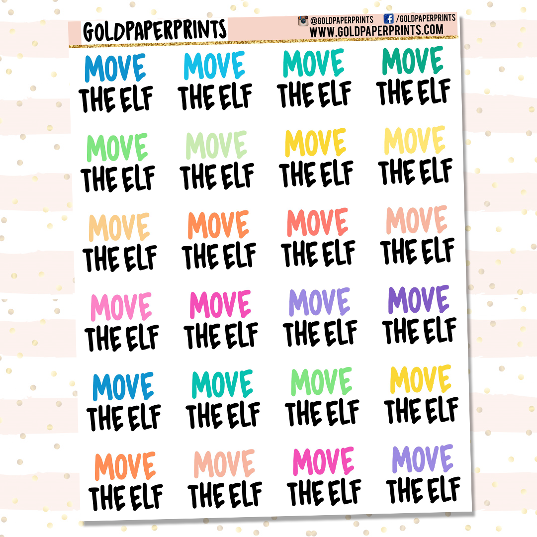 Move The Elf Sheet