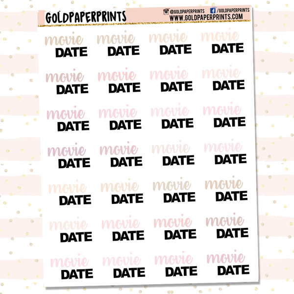 Movie Date Sheet