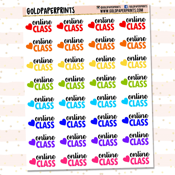 Online Class Sheet