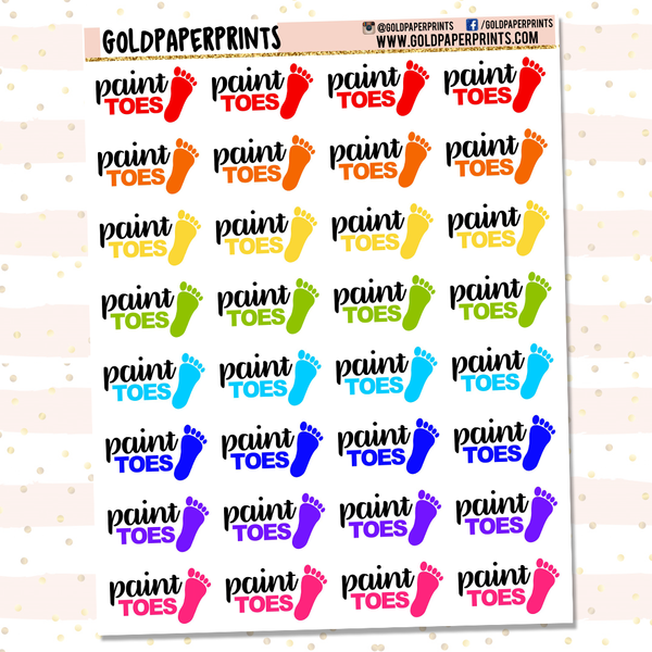 Paint Toes Sheet
