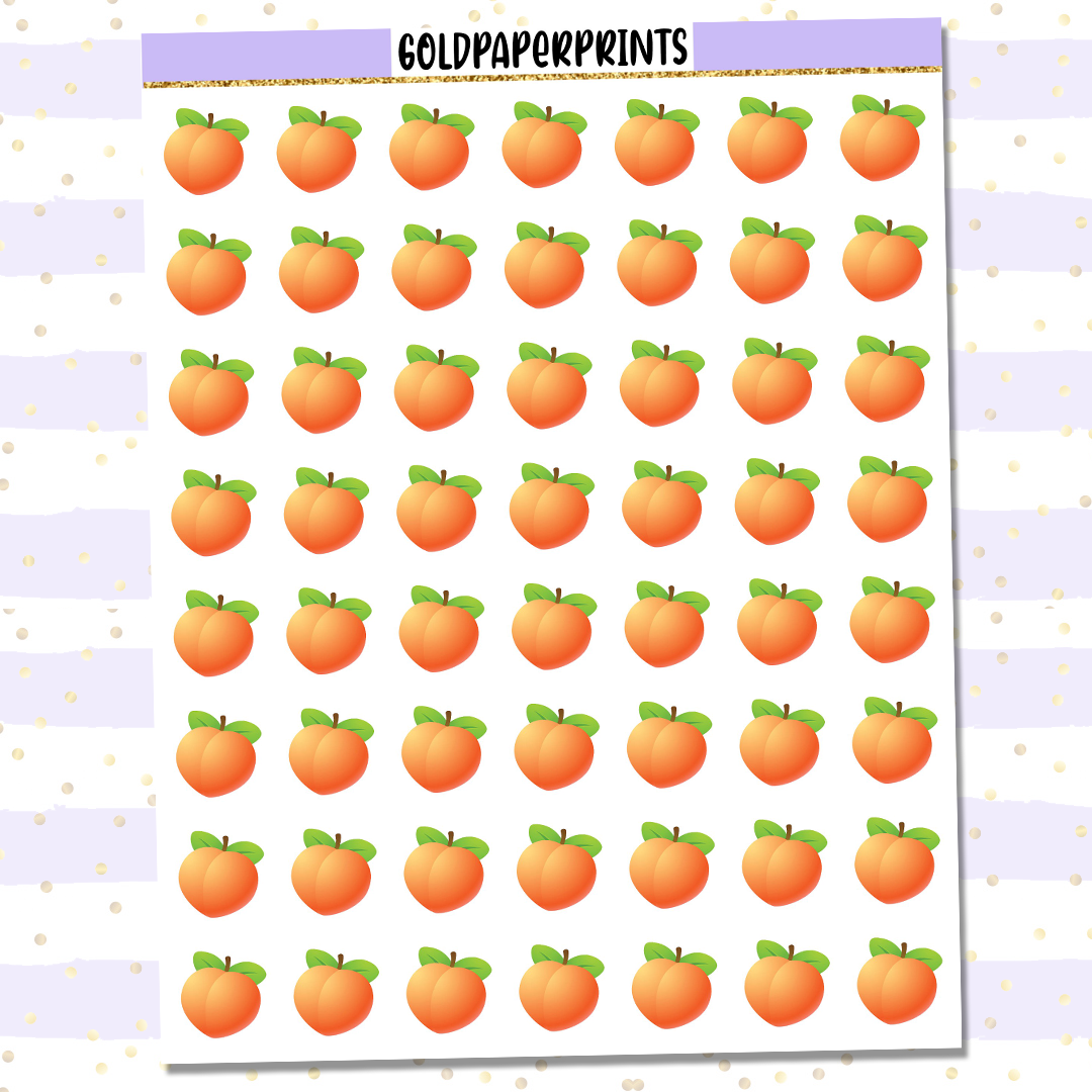 Peach Icon Sheet