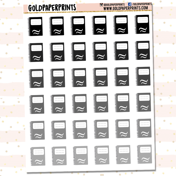 Ring Notebook Icon Sheet