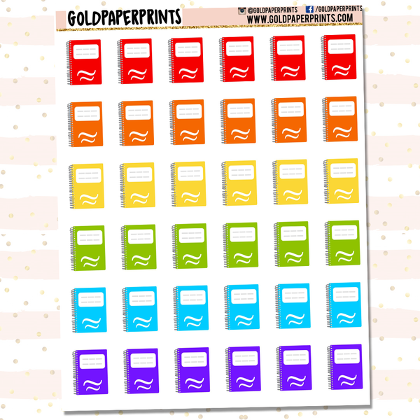Ring Notebook Icon Sheet