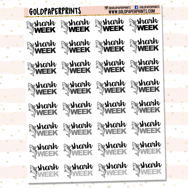 Shark Week Sheet