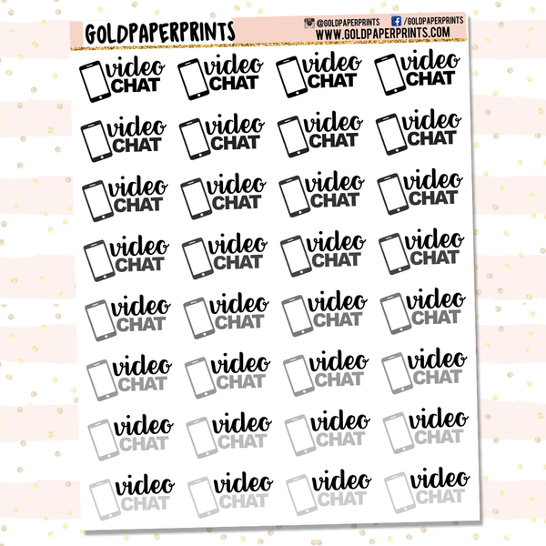 Video Chat Sheet